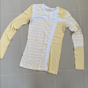 Lululemon striped long sleeve, size 6